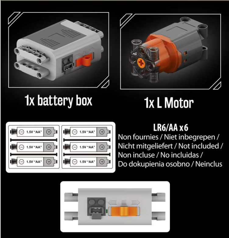V8 Engine Model Kit (478+ Pieces)